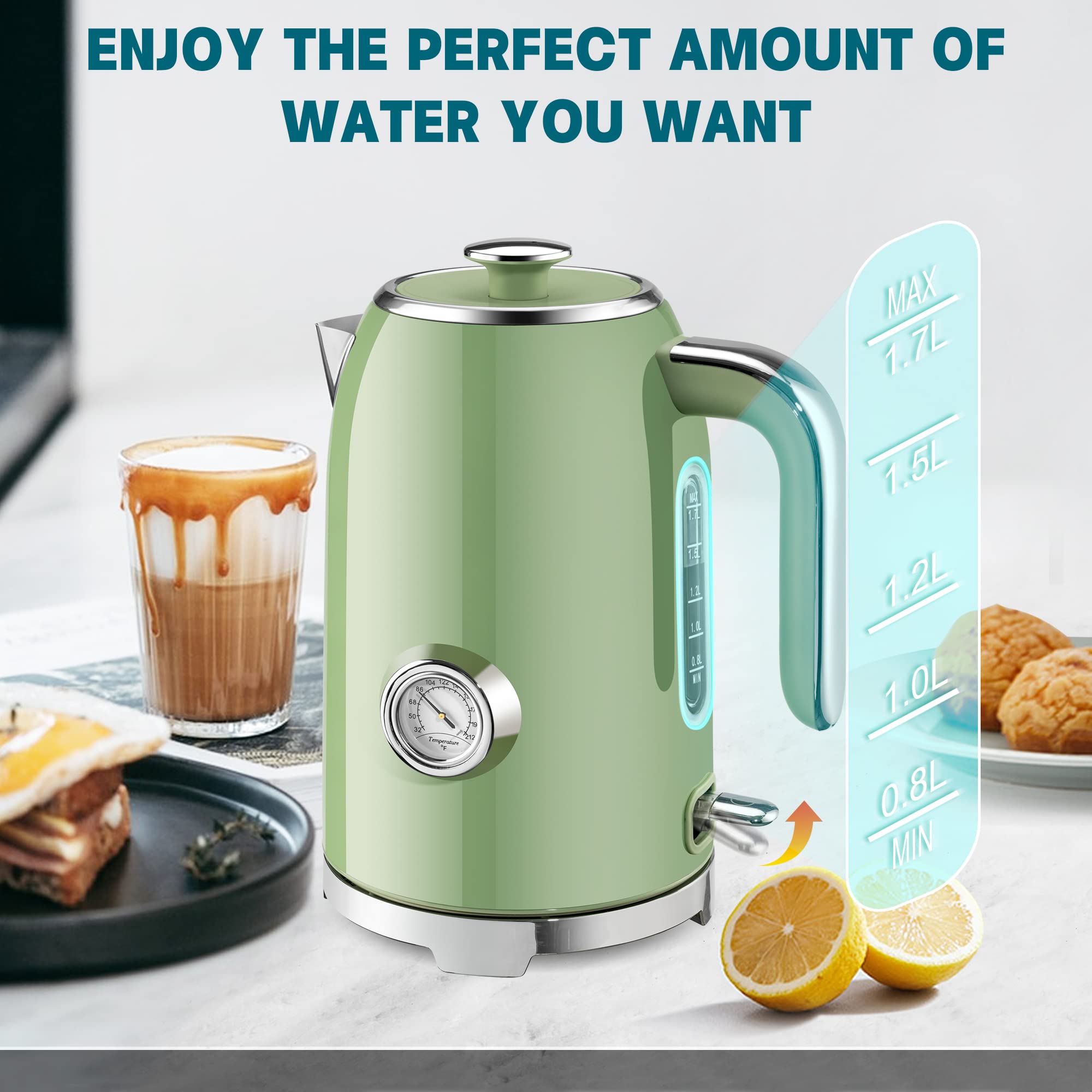 SUSTEAS Electric Tea Kettle