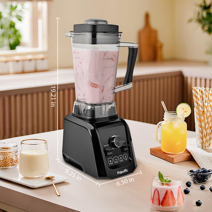 SUSTEAS Blender with 1200W Powerful Motor, Black Color