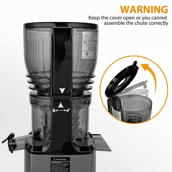 SUSTEAS Cold Press Juicer,Grey