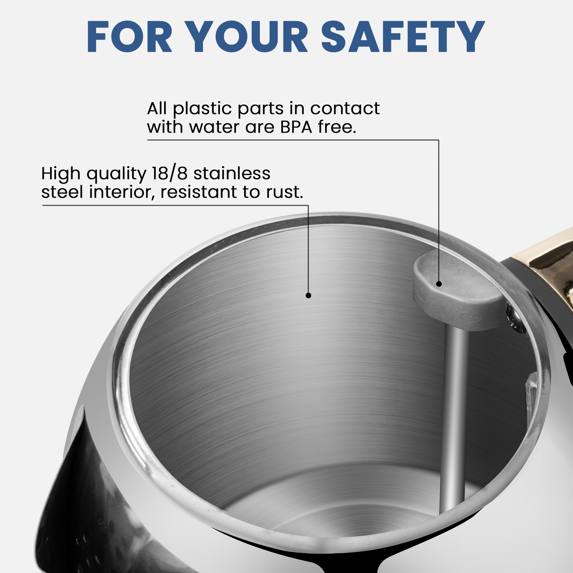 SUSTEAS Electric Tea Kettle