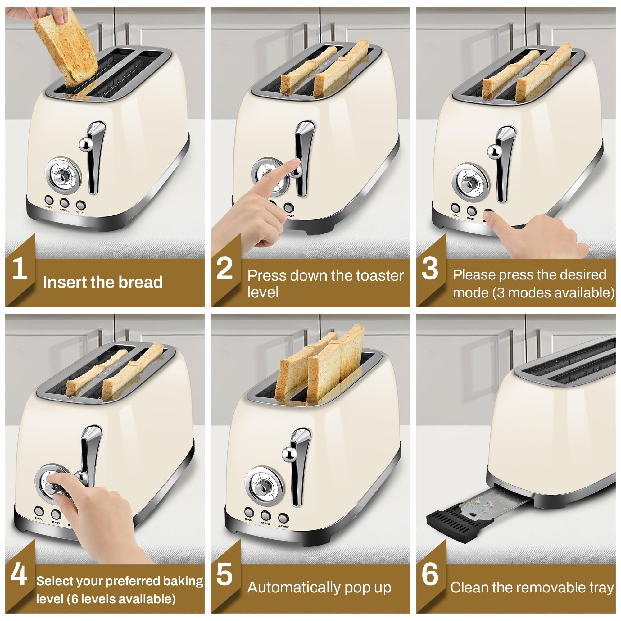 SUSTEAS Electric Kettle & Toaster