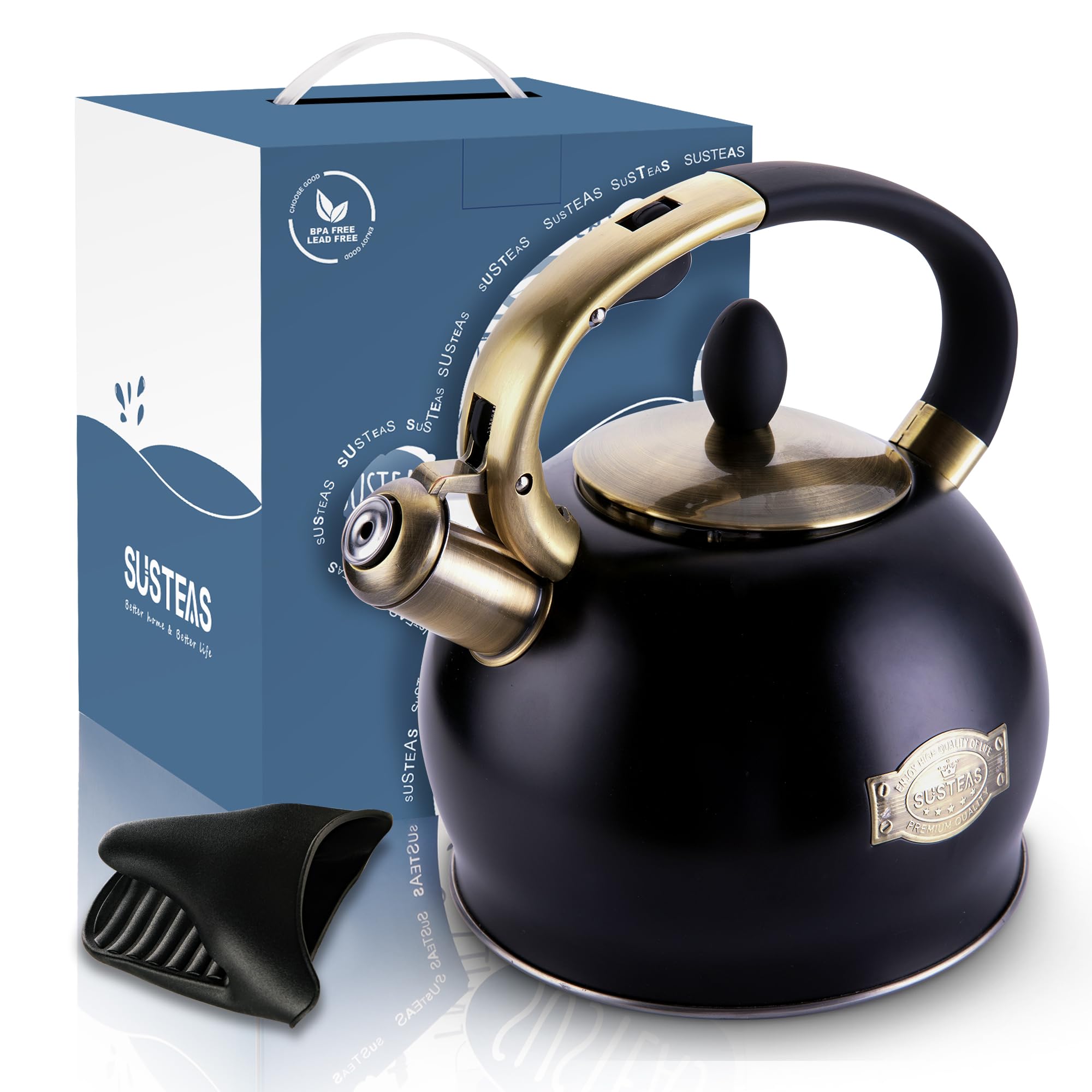 SUSTEAS StoveTop Tea Kettle