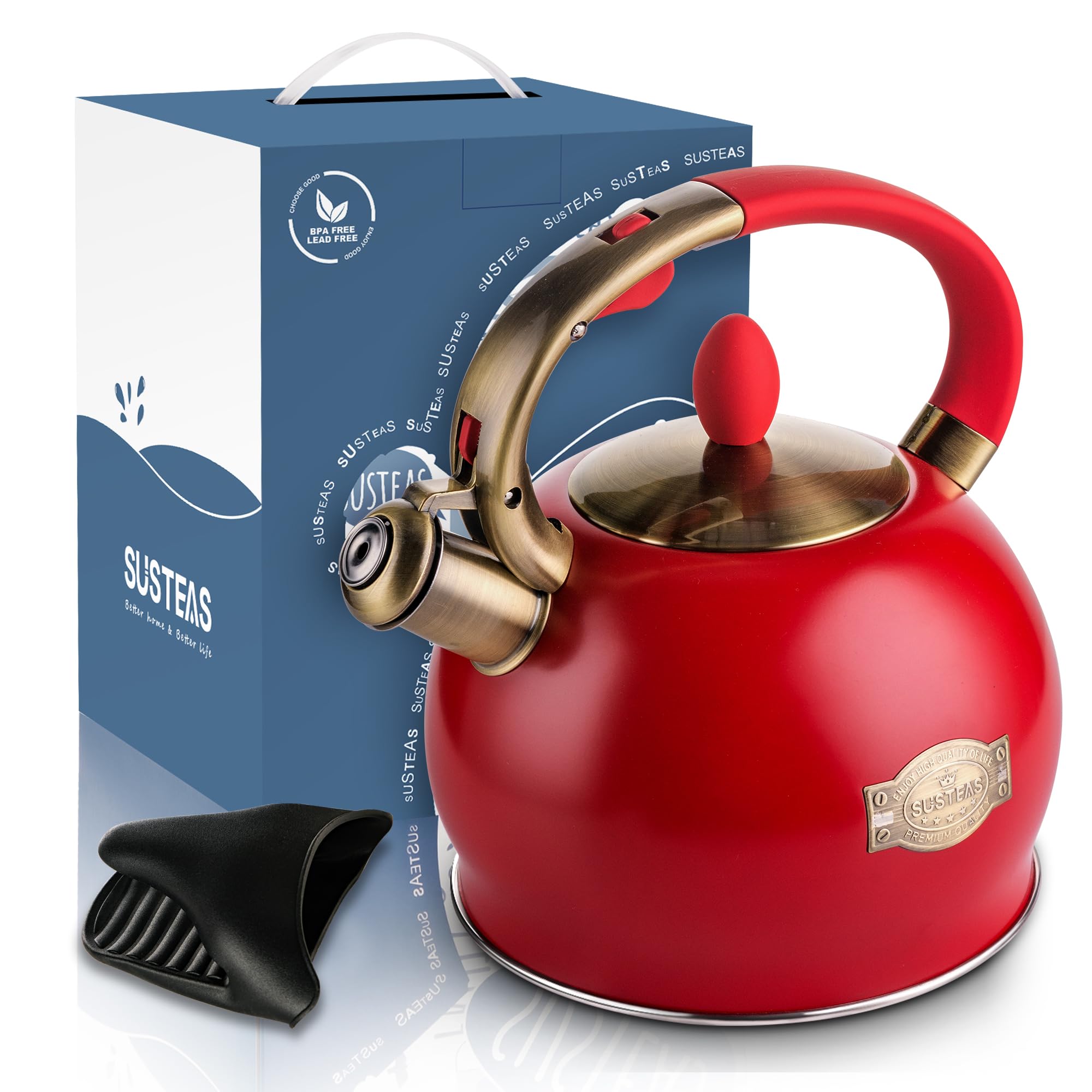 SUSTEAS StoveTop Tea Kettle