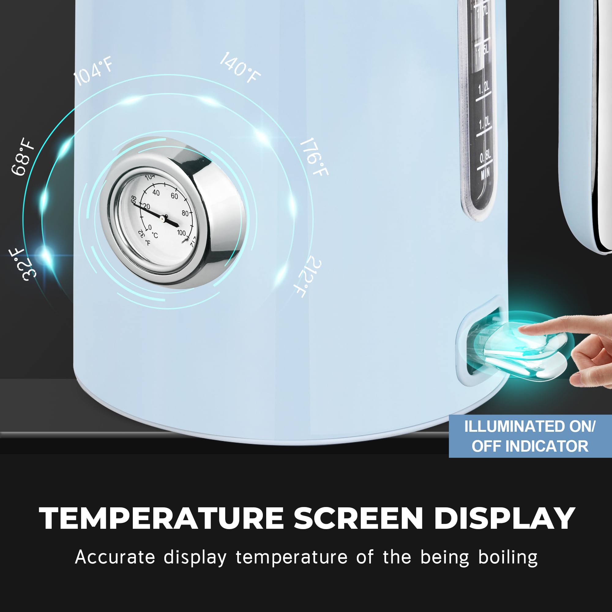 SUSTEAS Electric Tea Kettle