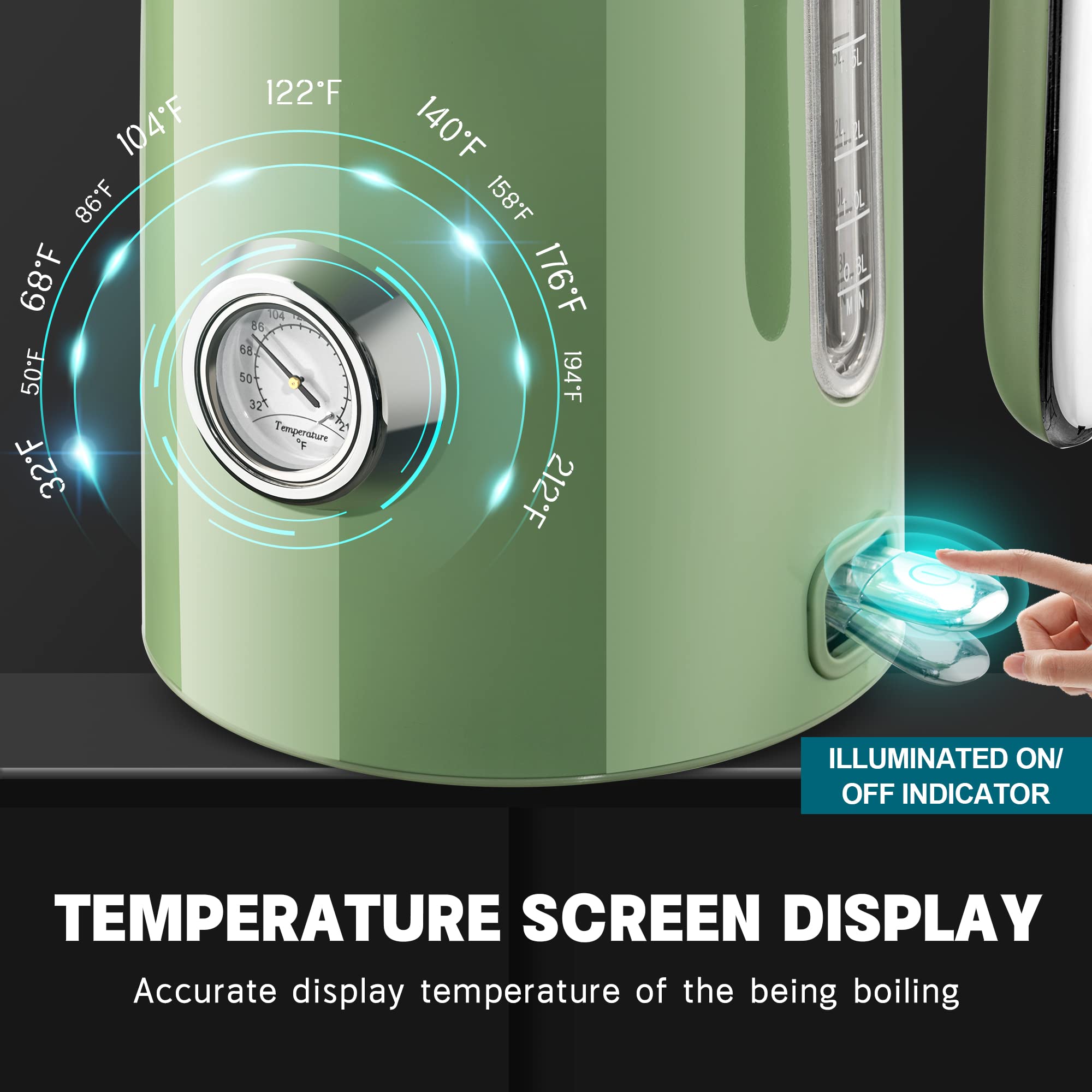 SUSTEAS Electric Tea Kettle