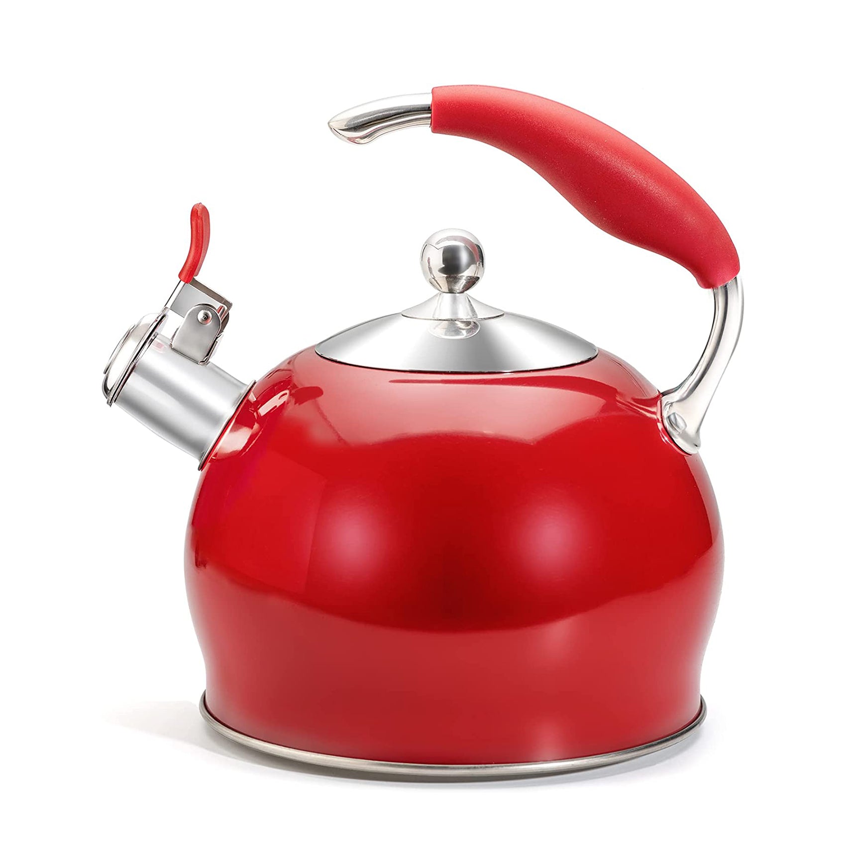 YIYIBYUS 4L Tea Kettle Long Spout Stovetop Teapot 304 Stainless Steel